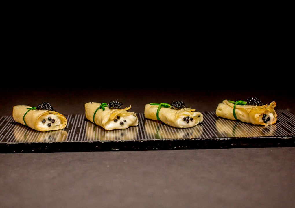 Bocadillo, Crepa de Crema de Caviar