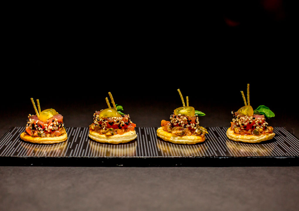 Bocadillo, Concasse de Jitomate y Atún