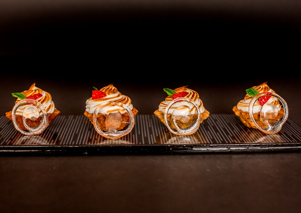 Bocadillos, Crema de Limón con Merengue