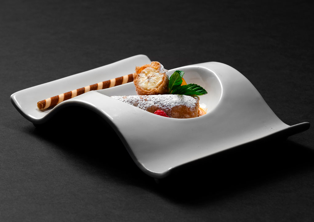 Postre, Plátanos horneados y Cajeta